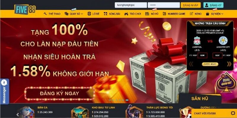 Nhà Cái FIVE88: Điểm Giải Trí Đẳng Cấp Bậc Nhất Châu Á